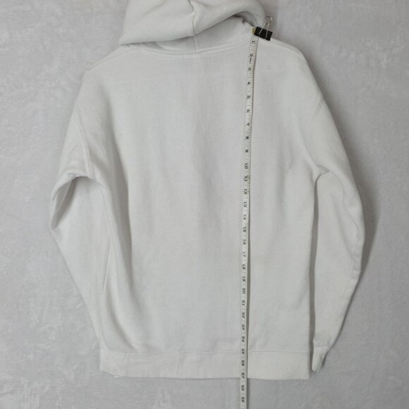 Brisco Brands California Bear Hoodie Mens Size Small White Sweatshirt **READ** - Picture 6 of 16